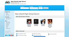 Desktop Screenshot of newutrechthighschool.org